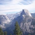 Half Dome(view from where we started our hike)